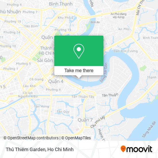 Thủ Thiêm Garden map