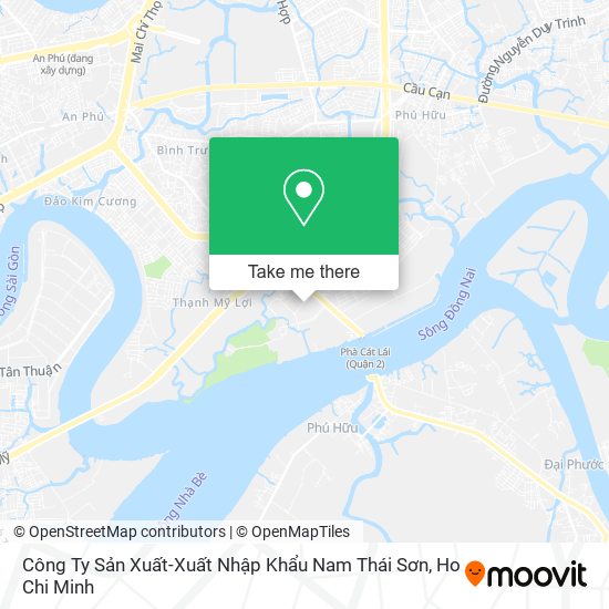 Công Ty Sản Xuất-Xuất Nhập Khẩu Nam Thái Sơn map