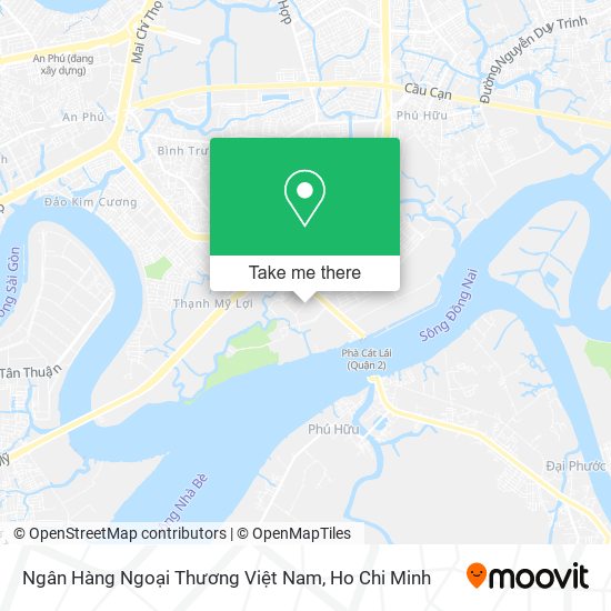 Ngân Hàng Ngoại Thương Việt Nam map