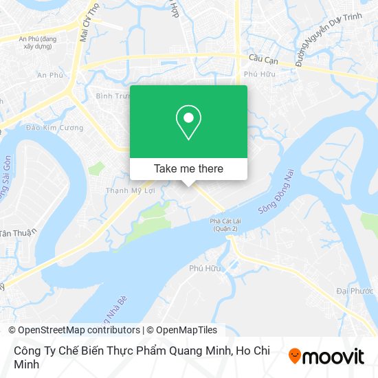 Công Ty Chế Biến Thực Phẩm Quang Minh map