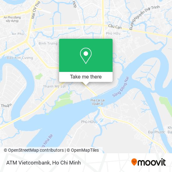ATM Vietcombank map