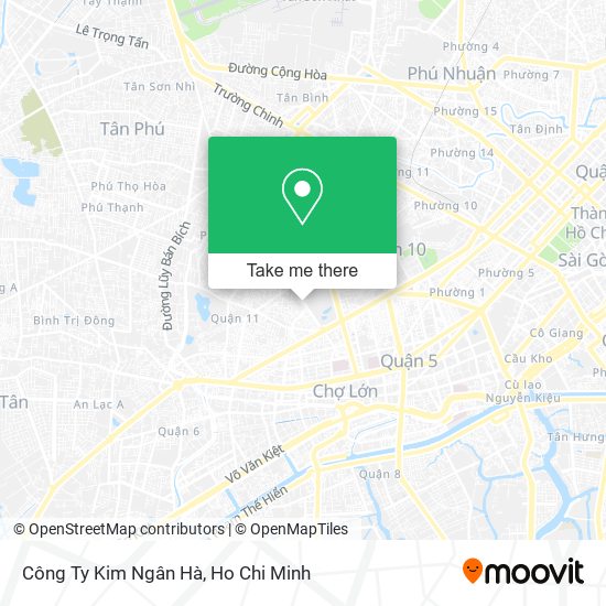 Công Ty Kim Ngân Hà map