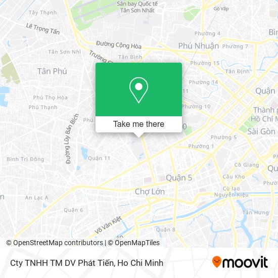 Cty TNHH TM DV Phát Tiến map