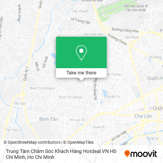 Trung Tâm Chăm Sóc Khách Hàng Hotdeal.VN Hồ Chí Minh map