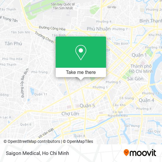 Saigon Medical map