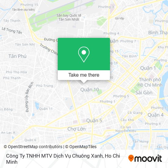 Công Ty TNHH MTV Dịch Vụ Chuông Xanh map