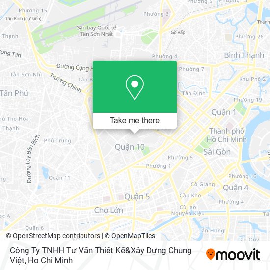 Công Ty TNHH Tư Vấn Thiết Kế&Xây Dựng Chung Việt map