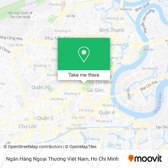 Ngân Hàng Ngoại Thương Việt Nam map