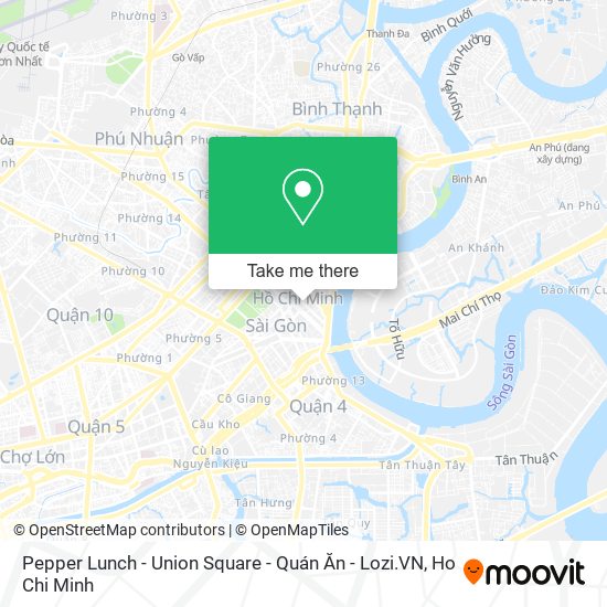 Pepper Lunch - Union Square - Quán Ăn - Lozi.VN map