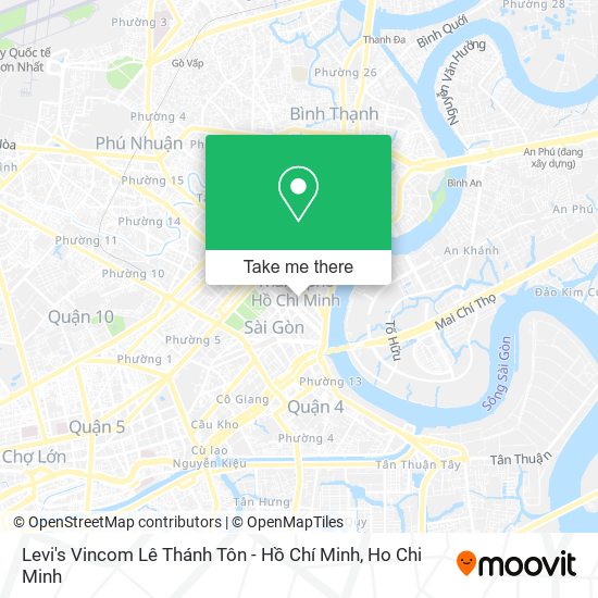 Levi's Vincom Lê Thánh Tôn - Hồ Chí Minh map