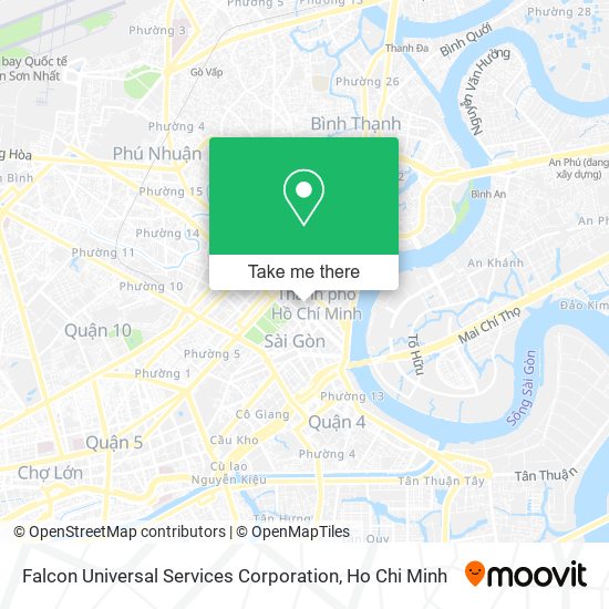 Falcon Universal Services Corporation map