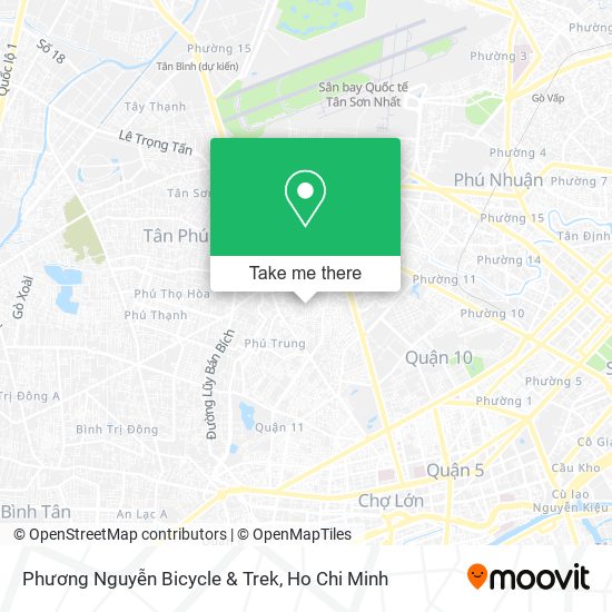 Phương Nguyễn Bicycle & Trek map