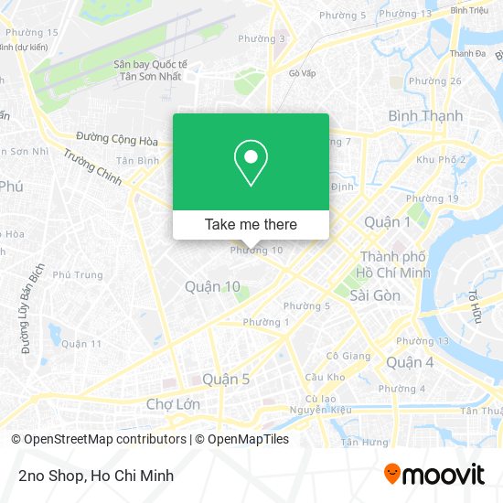 2no Shop map