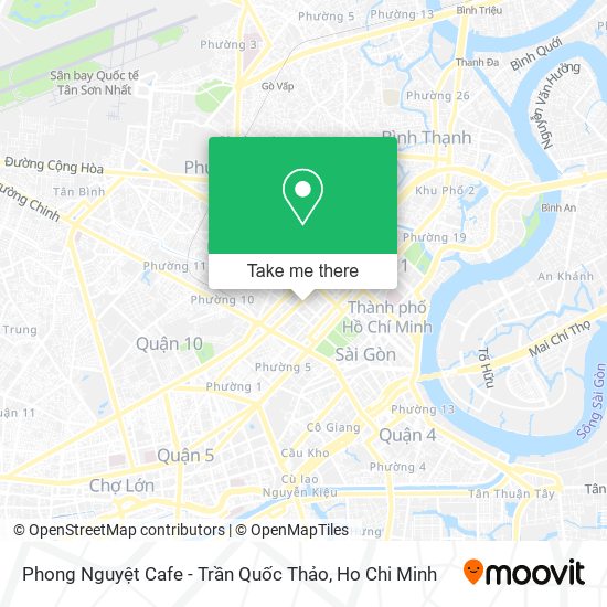 Phong Nguyệt Cafe - Trần Quốc Thảo map