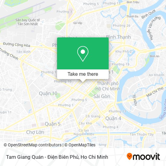 Tam Giang Quán - Điện Biên Phủ map