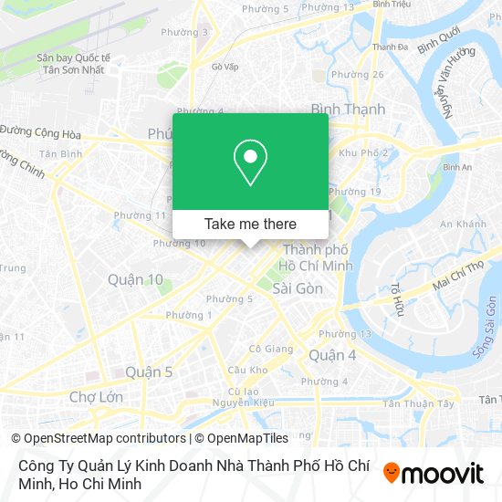 Công Ty Quản Lý Kinh Doanh Nhà Thành Phố Hồ Chí Minh map