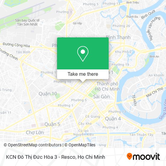 KCN Đô Thị Đức Hòa 3 - Resco map