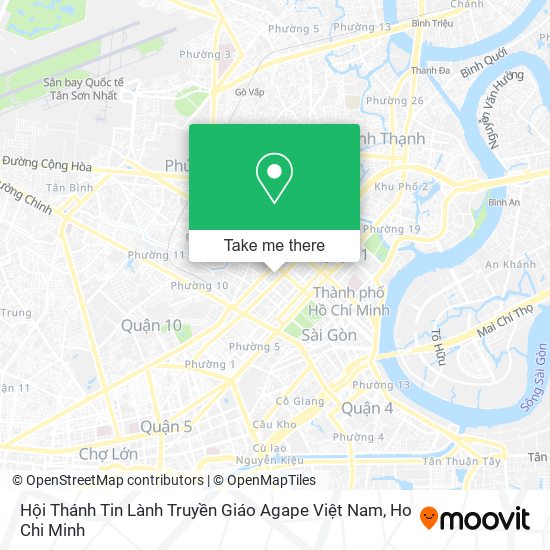 Hội Thánh Tin Lành Truyền Giáo Agape Việt Nam map