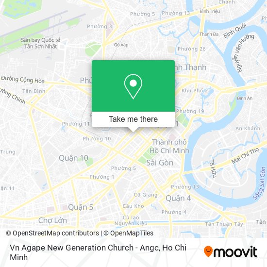 Vn Agape New Generation Church - Angc map