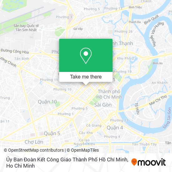 Ủy Ban Đoàn Kết Công Giáo Thành Phố Hồ Chí Minh map