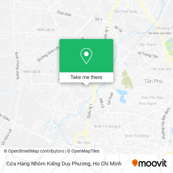 Cửa Hàng Nhôm Kiếng Duy Phương map