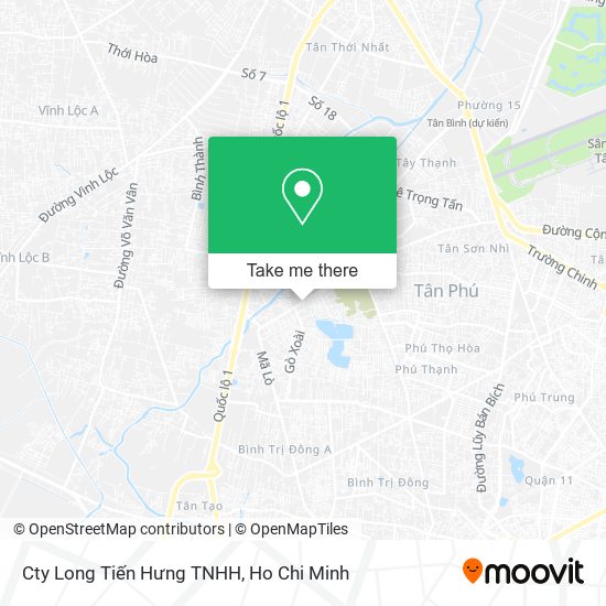 Cty Long Tiến Hưng TNHH map