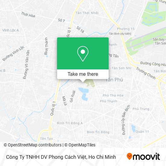 Công Ty TNHH DV Phong Cách Việt map