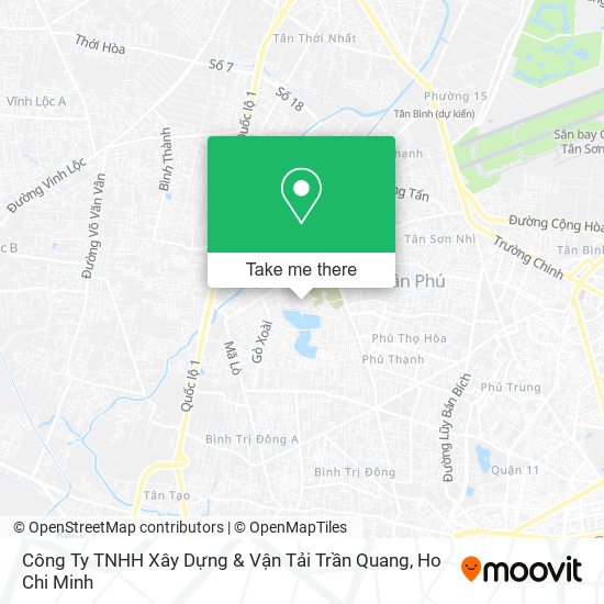 Công Ty TNHH Xây Dựng & Vận Tải Trần Quang map