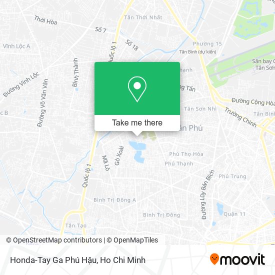 Honda-Tay Ga Phú Hậu map