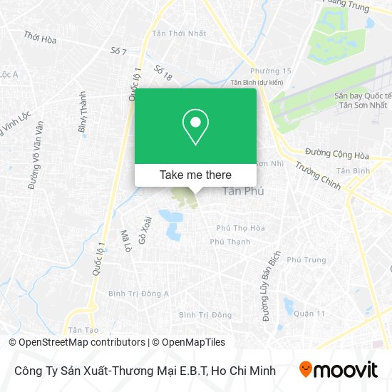 Công Ty Sản Xuất-Thương Mại E.B.T map