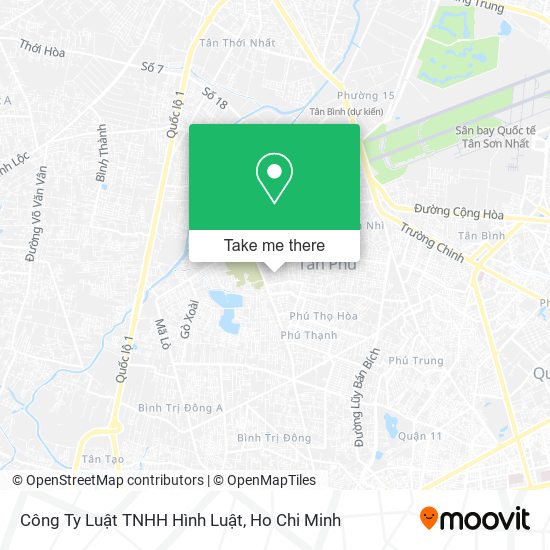 Công Ty Luật TNHH Hình Luật map