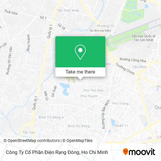 Công Ty Cổ Phần Điện Rạng Đông map