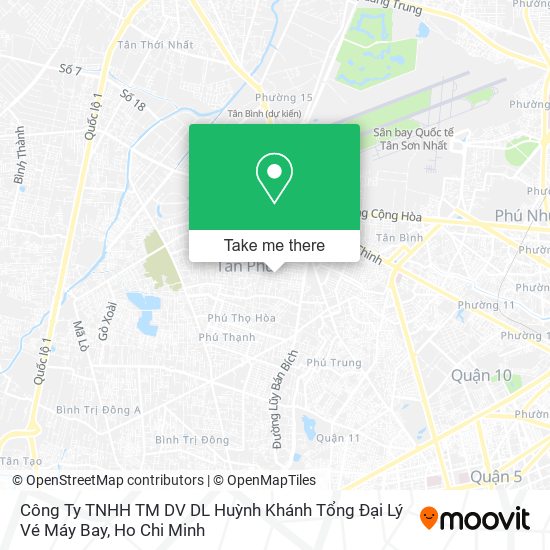 Công Ty TNHH TM DV DL Huỳnh Khánh Tổng Đại Lý Vé Máy Bay map