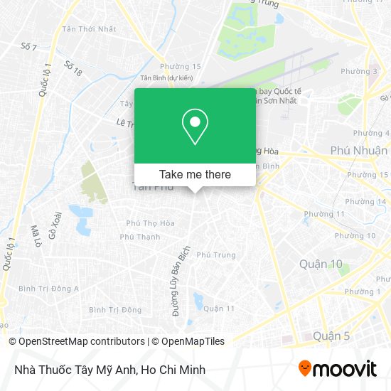 Nhà Thuốc Tây Mỹ Anh map