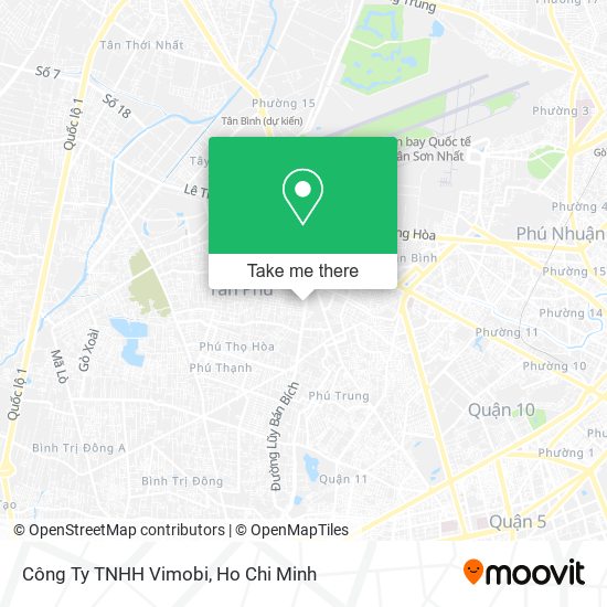 Công Ty TNHH Vimobi map