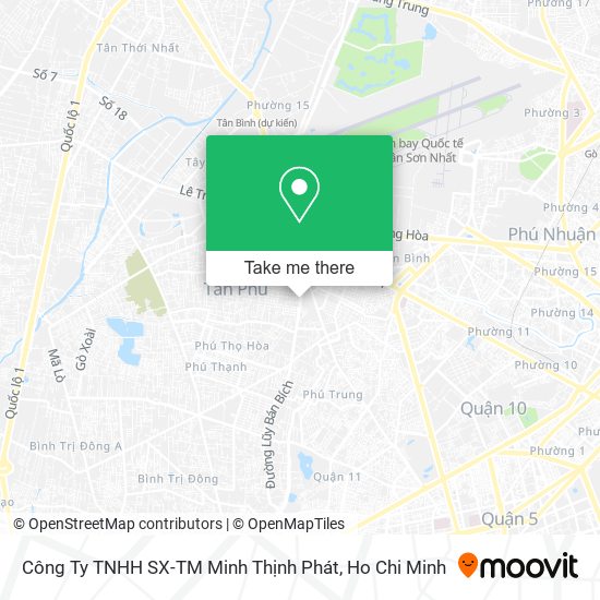 Công Ty TNHH SX-TM Minh Thịnh Phát map