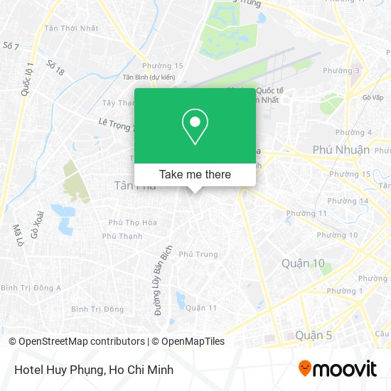 Hotel Huy Phụng map