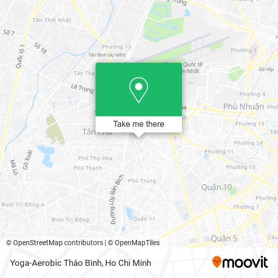 Yoga-Aerobic Thảo Bình map