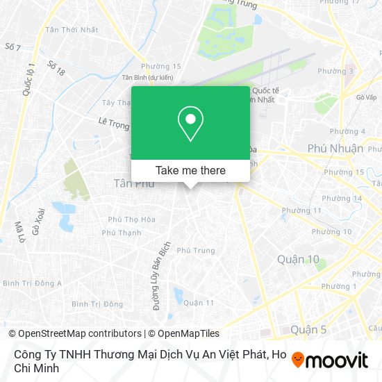 Công Ty TNHH Thương Mại Dịch Vụ An Việt Phát map