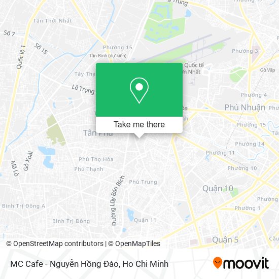 MC Cafe - Nguyễn Hồng Đào map