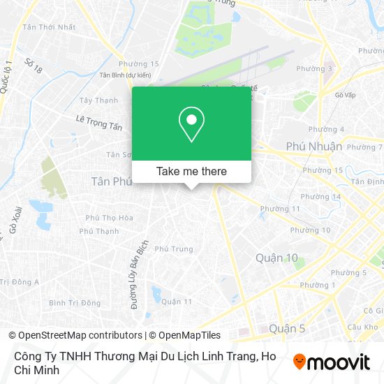 Công Ty TNHH Thương Mại Du Lịch Linh Trang map