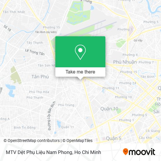 MTV Dệt Phụ Liệu Nam Phong map