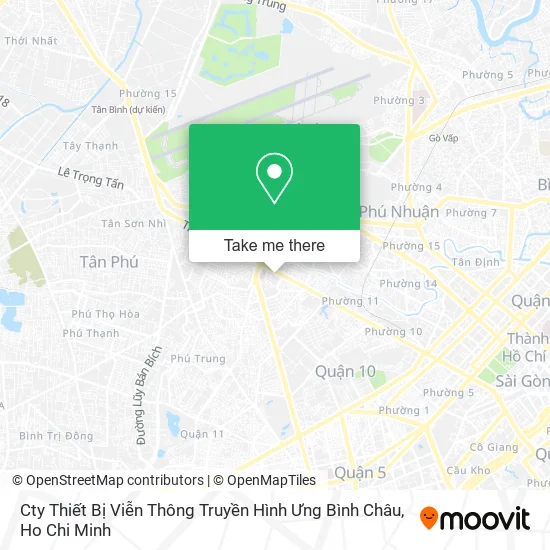 Cty Thiết Bị Viễn Thông Truyền Hình Ưng Bình Châu map