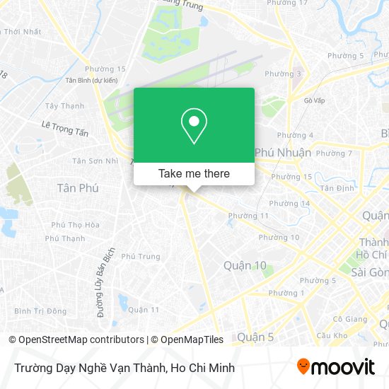 Trường Dạy Nghề Vạn Thành map