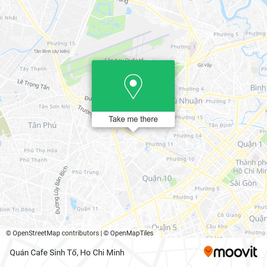 Quán Cafe Sinh Tố map