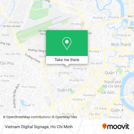 Vietnam Digital Signage map