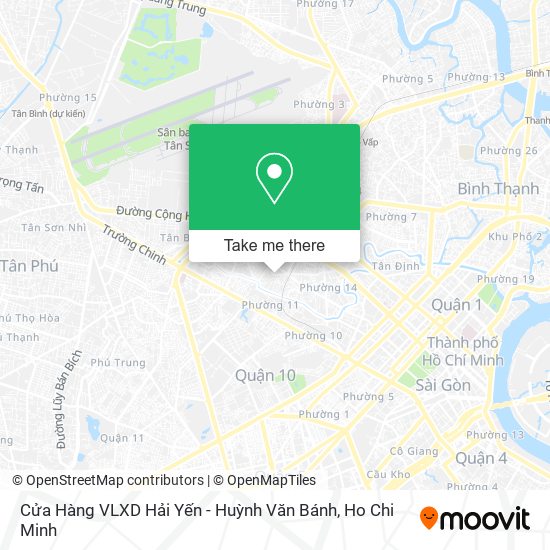 Cửa Hàng VLXD Hải Yến - Huỳnh Văn Bánh map