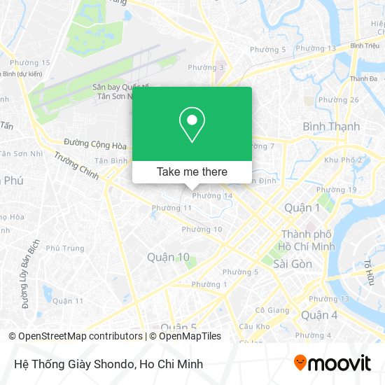 Hệ Thống Giày Shondo map