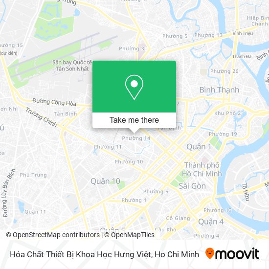 Hóa Chất Thiết Bị Khoa Học Hưng Việt map