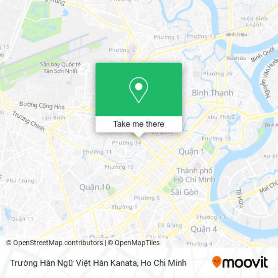 Trường Hàn Ngữ Việt Hàn Kanata map